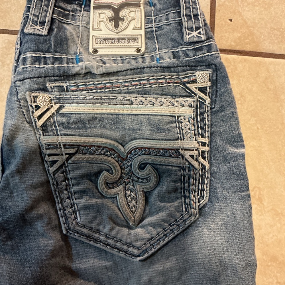 Rock Revival Light Blue Men's Relaxed Jeans
